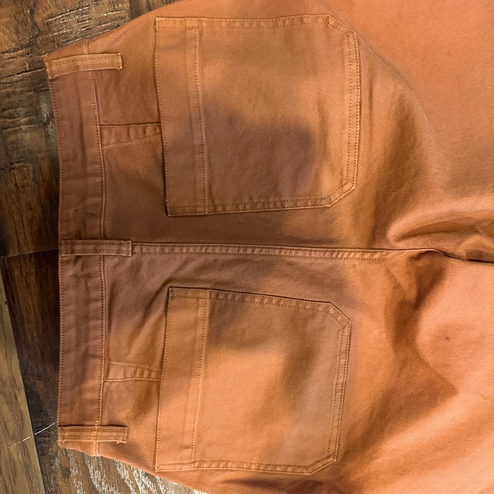 Madewell Wide Leg Rust Pants NWT